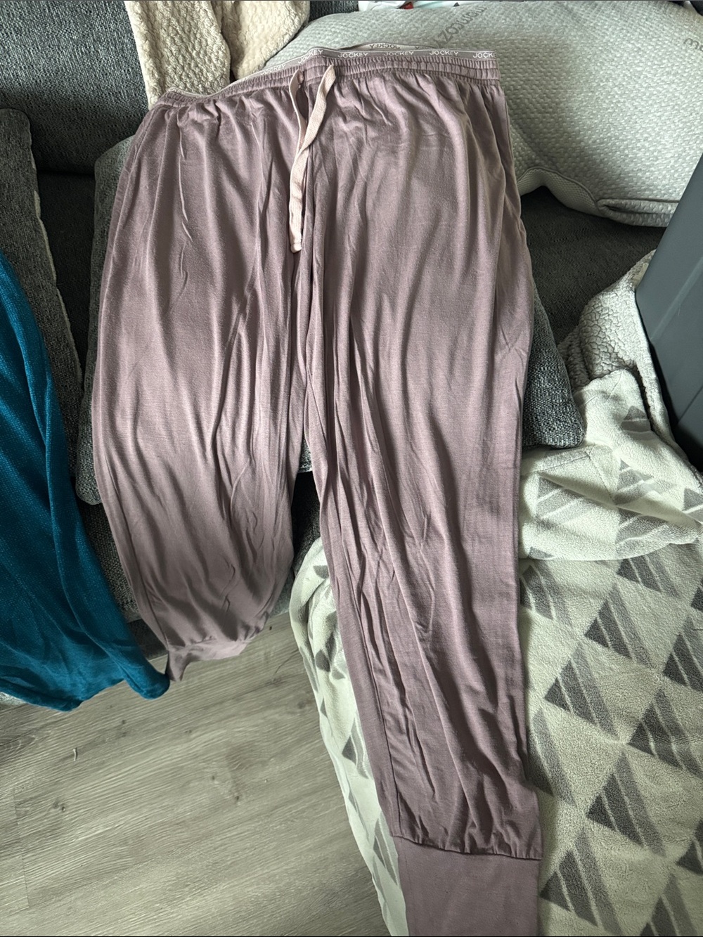 Jockey Drawstring Lounge Pants in Mauve